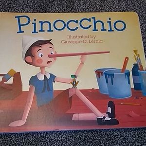 Large Pinocchio board book like new condition